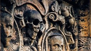 Spooky Scotland Skulls from haunted Greyfriars Kirkyard.