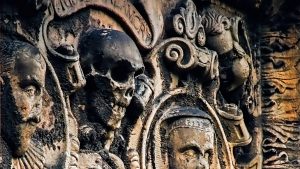 Spooky Scotland Skulls from haunted Greyfriars Kirkyard.