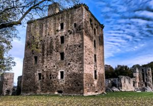 One of Scotland's most haunted castles, Spynie Palace.