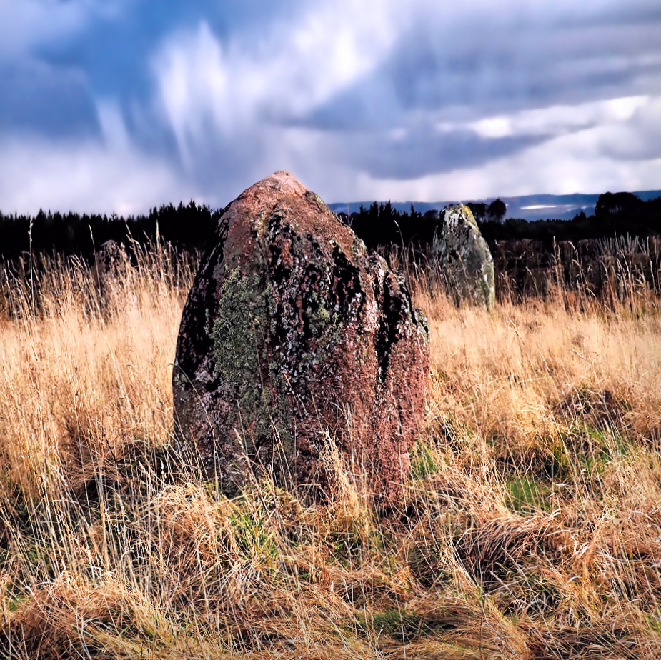 The ancient diel stone stone circle near Urquhart Scotland.