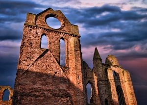 Arbroath Abbey where the stone of destiny mysteriously appeared after missing for several months.