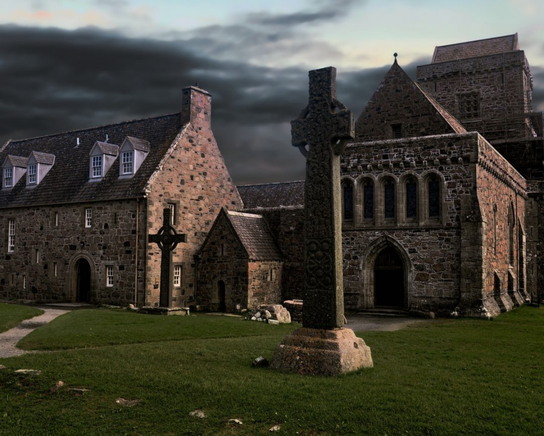 Columba founded the Iona Abbey and bacame a famous early missionary