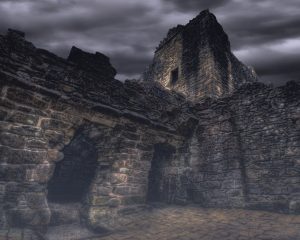 Craignethan Castle, said to haunted by Mary Queen of Scots